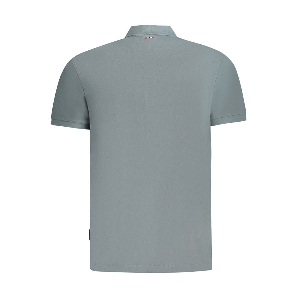 Napapijri Grey Cotton Polo Shirt