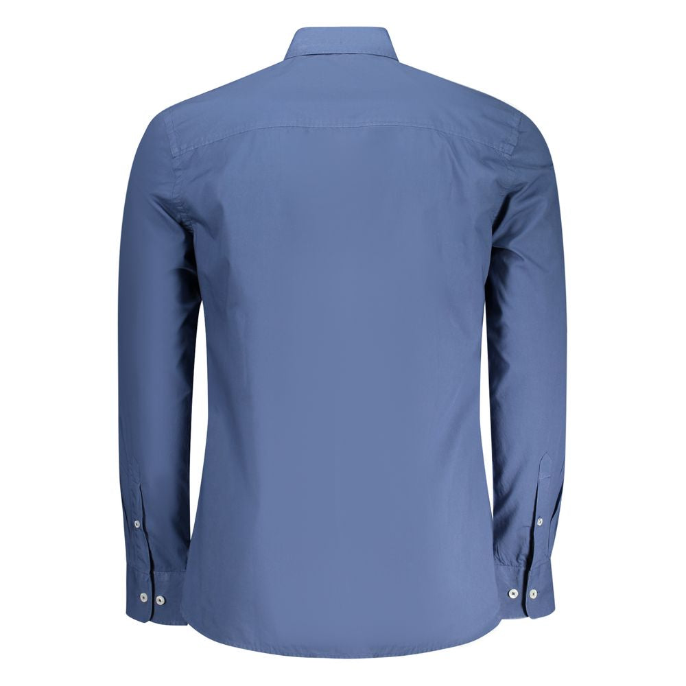 North Sails Herrenhemd aus blauer Baumwolle