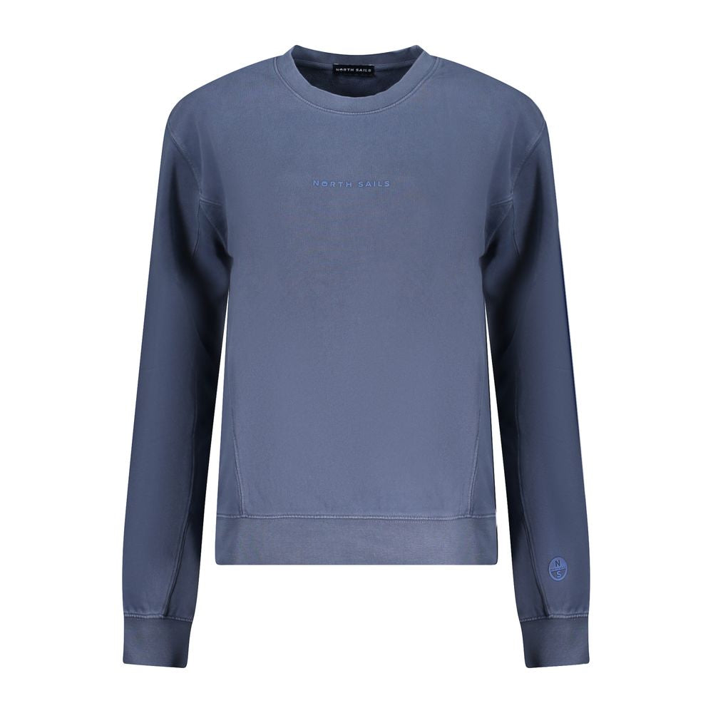 North Sails Baumwoll-Sweatshirt in Blau