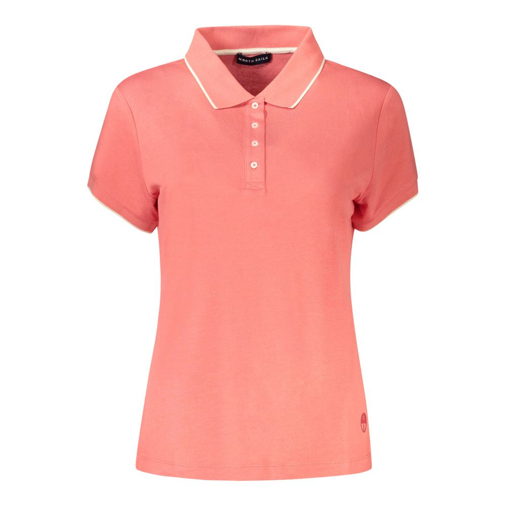 North Sails Baumwoll-Poloshirt in Rosa