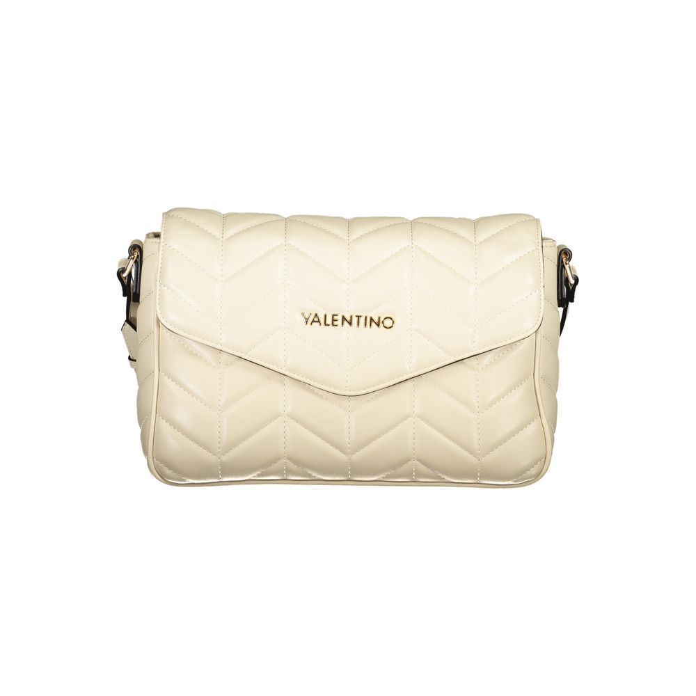 Mario Valentino Schultertasche aus Polyurethan in Beige für Damen