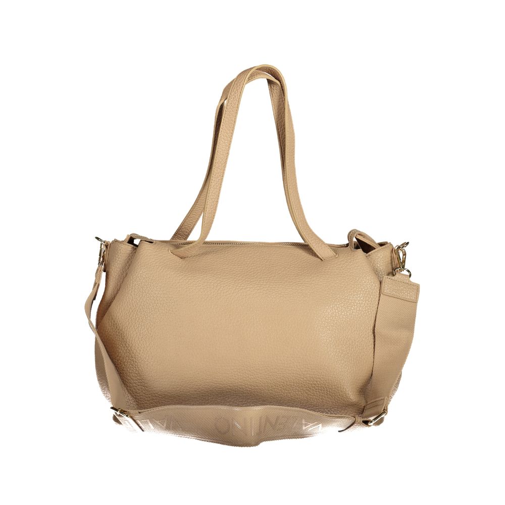 Mario Valentino Damen-Handtasche aus beigem Polyurethan