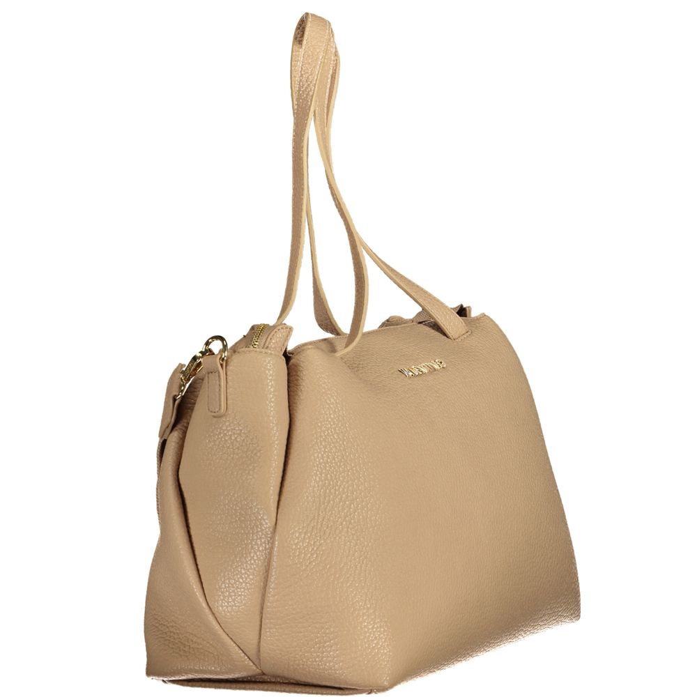 Mario Valentino Damen-Handtasche aus beigem Polyurethan