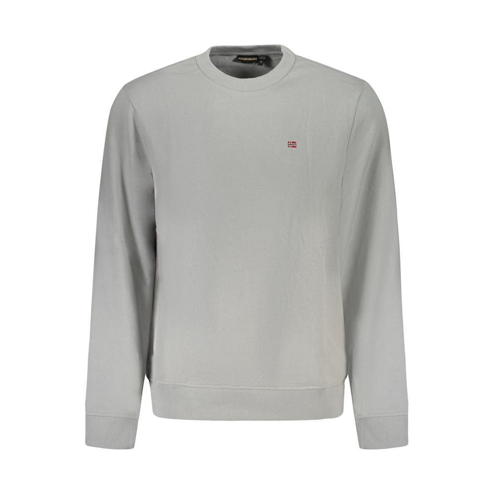 Napapijri Graues Baumwoll-Sweatshirt