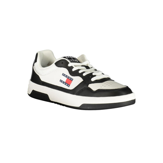 Tommy Hilfiger Schwarzes Leder Herren Sneaker