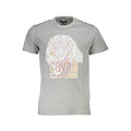 Cavalli Class Grigio Baumwoll-T-Shirt für Herren
