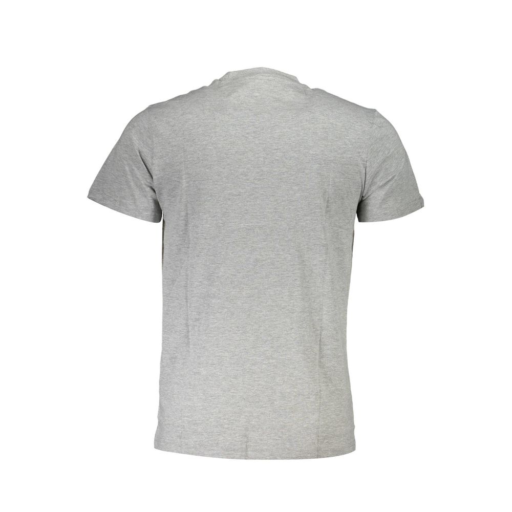 Cavalli Class Grigio Baumwoll-T-Shirt für Herren