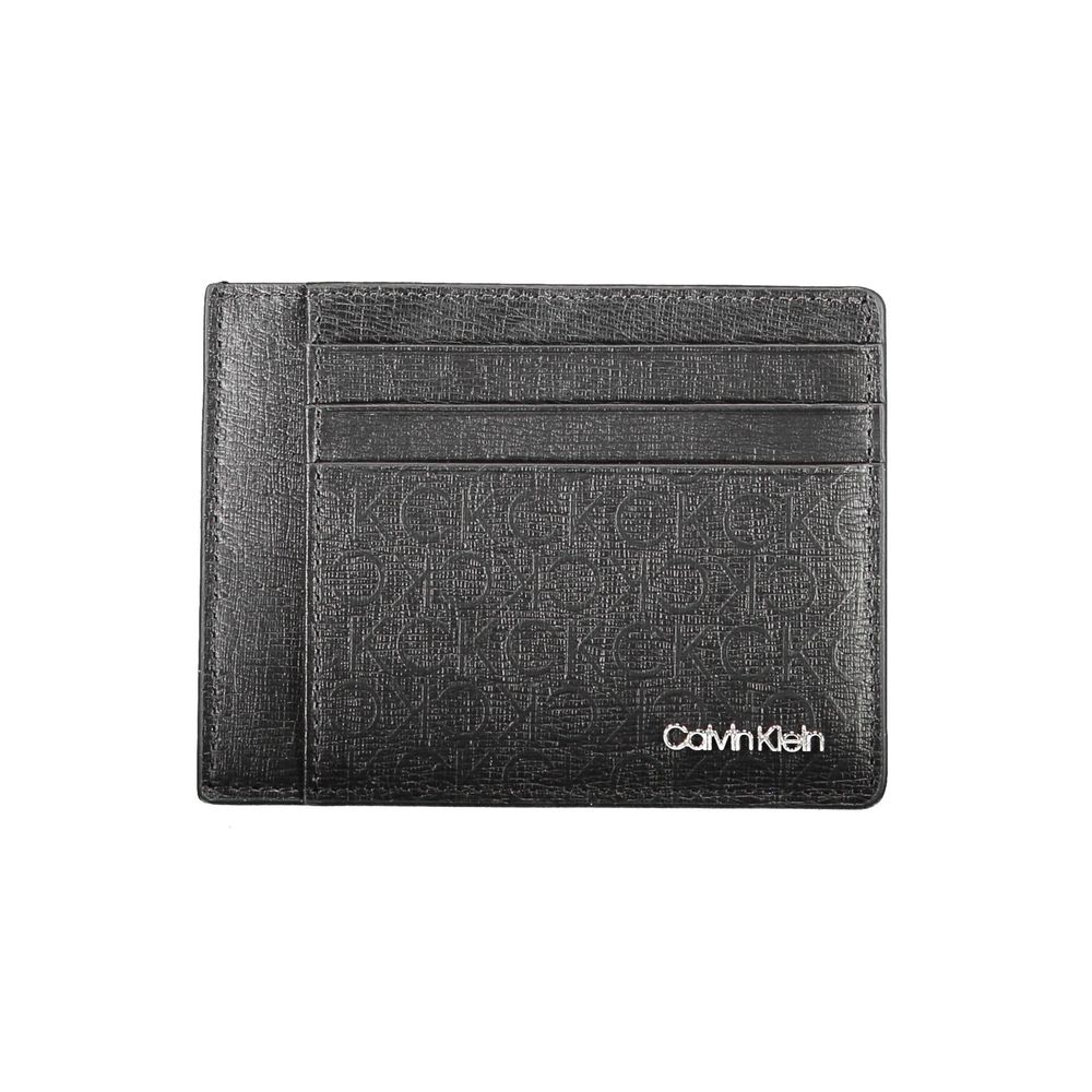 Calvin Klein Schwarzes Polyester Portemonnaie