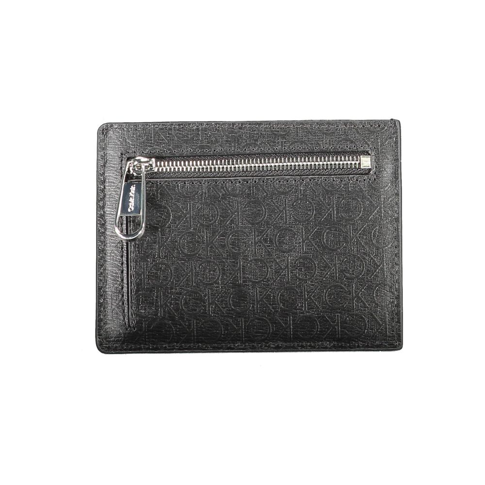 Calvin Klein Schwarzes Polyester Portemonnaie