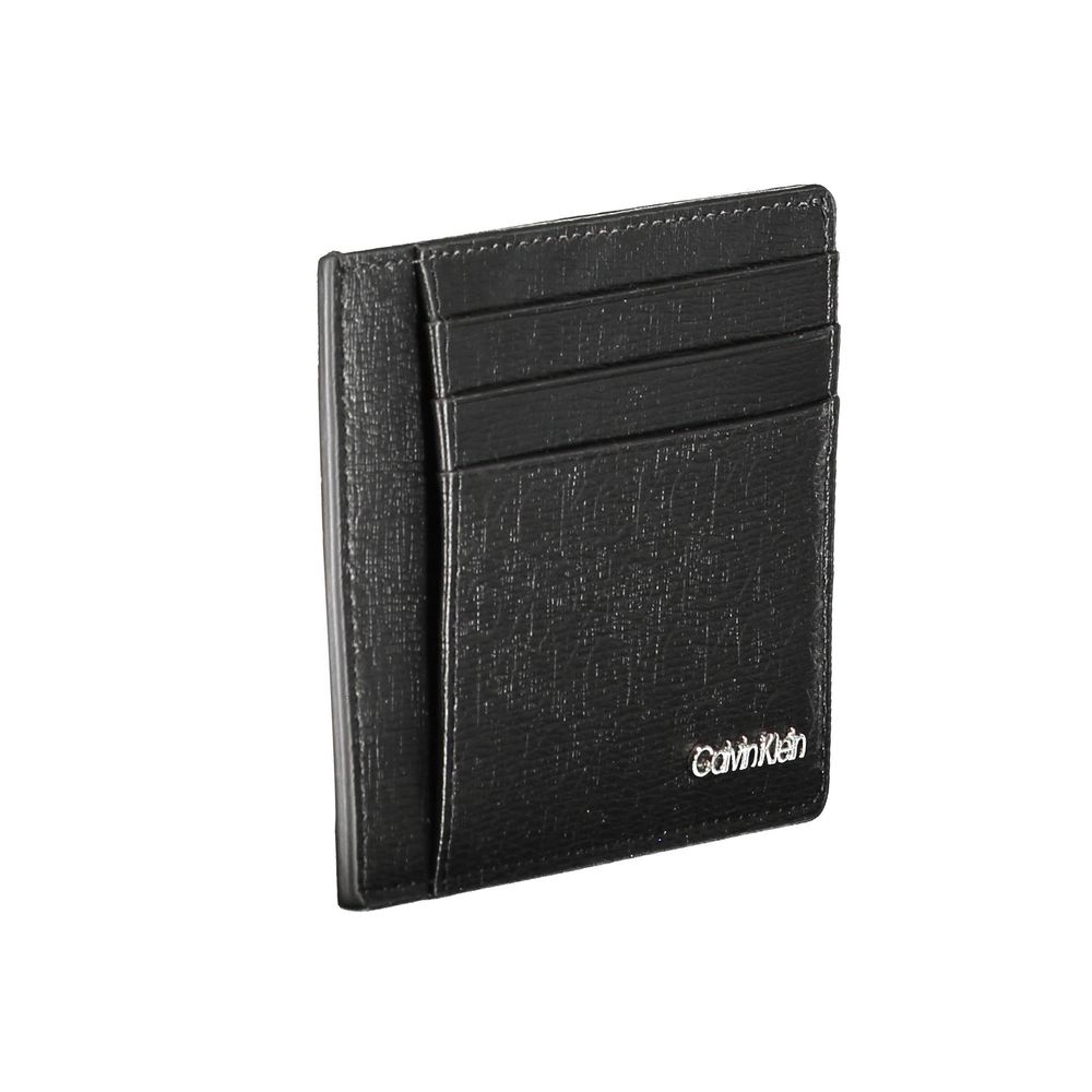 Calvin Klein Schwarzes Polyester Portemonnaie