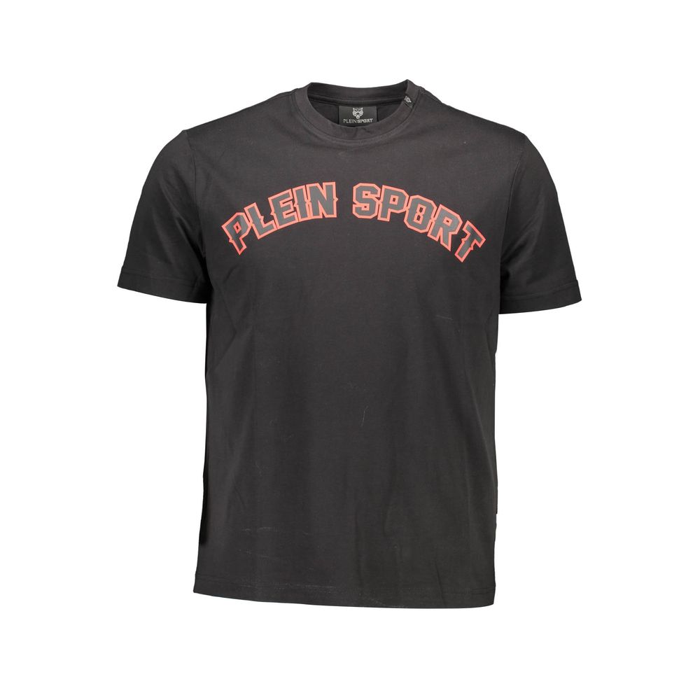 Plein Sport Cotton T-Shirt in Black