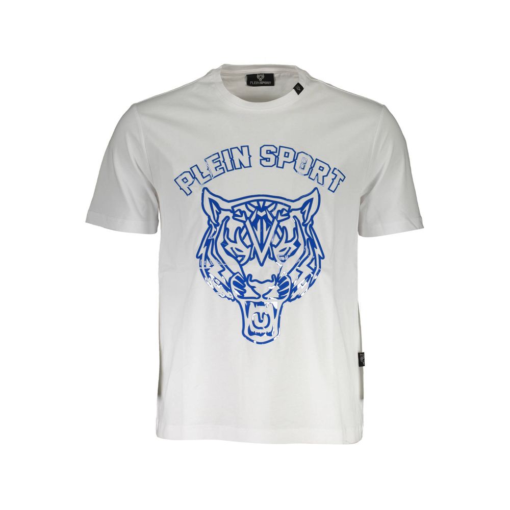 Plein Sport White Cotton T-Shirt