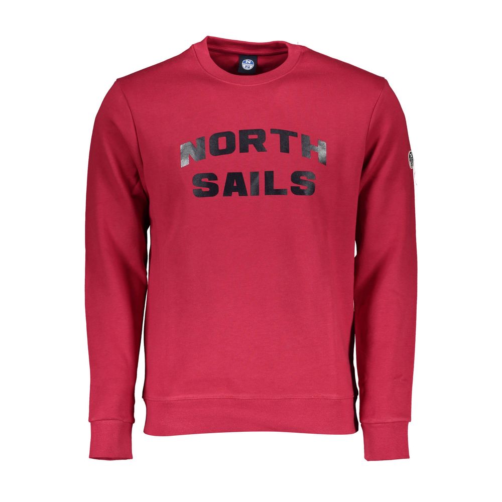 North Sails Baumwoll-Sweatshirt in Rot