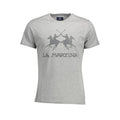 La Martina Grey Cotton T-Shirt