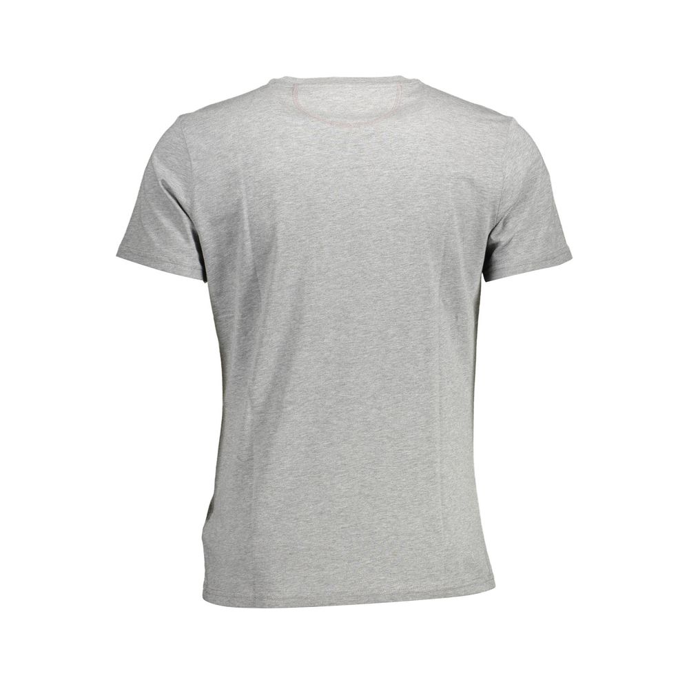 La Martina Grey Cotton T-Shirt