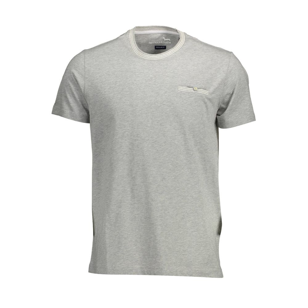 Harmont & Blaine Grigio Baumwoll-T-Shirt für Herren