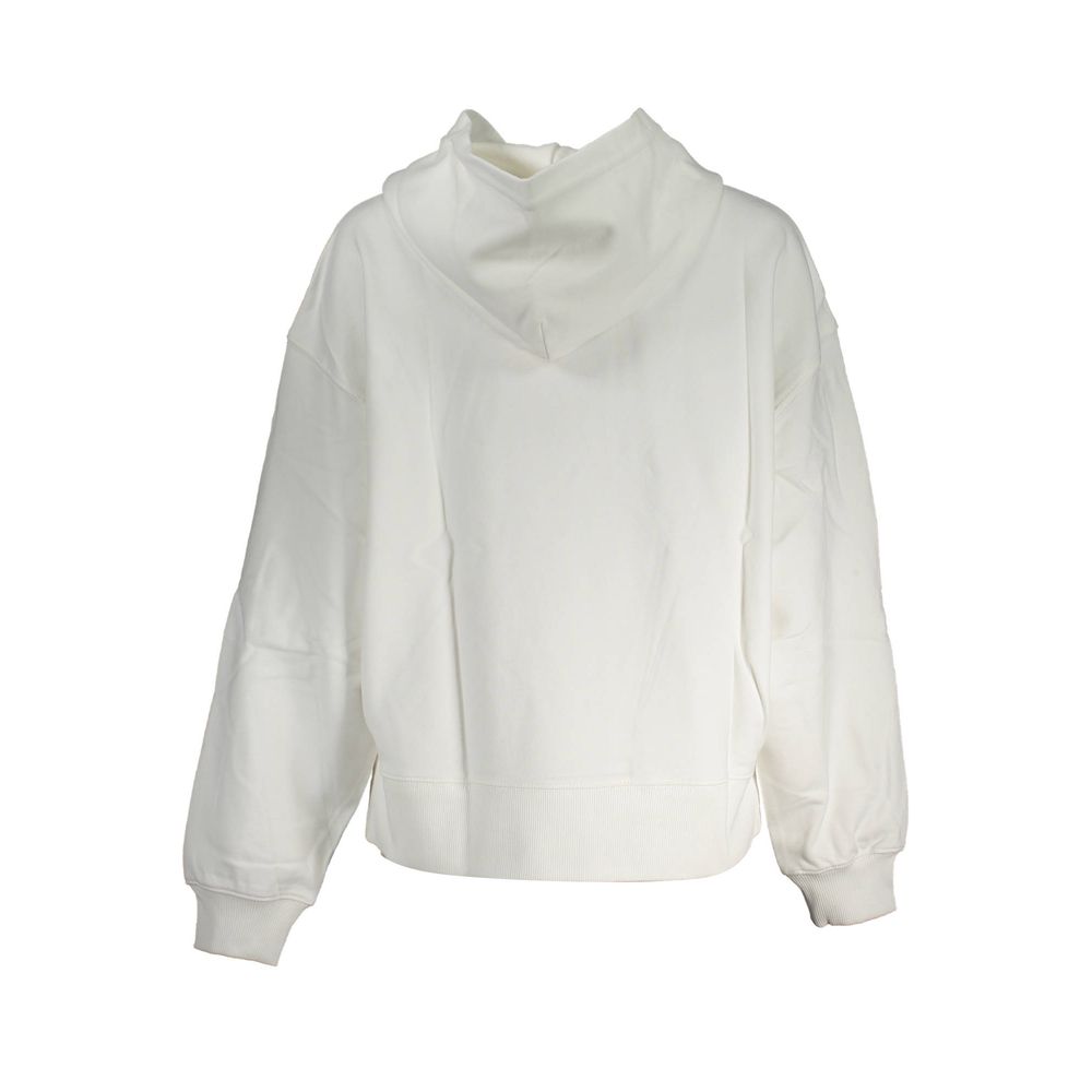 Calvin Klein Baumwoll-Sweatshirt in Weiß