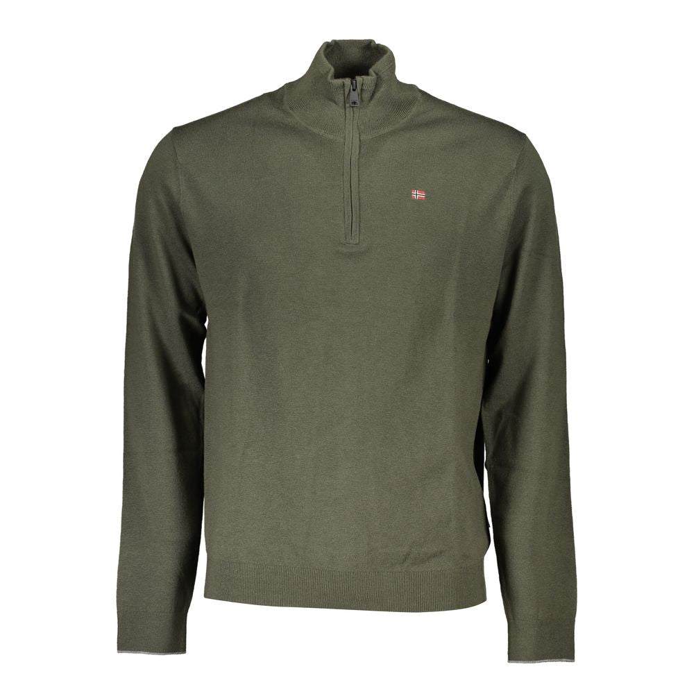 Napapijri Green Fabric Men's Pullover