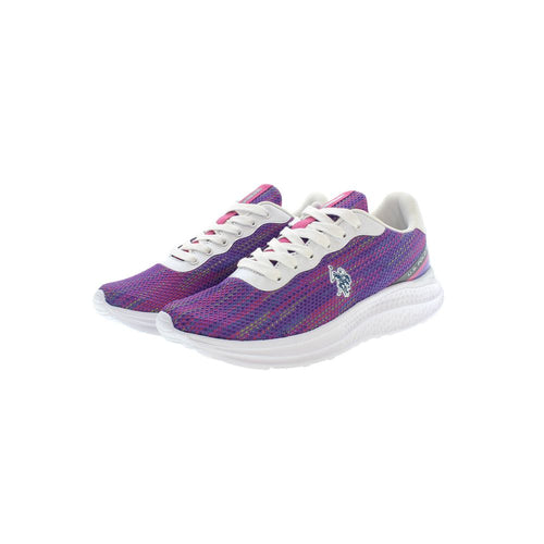 U.S. POLO ASSN. Lila Polyester Damen Sneaker