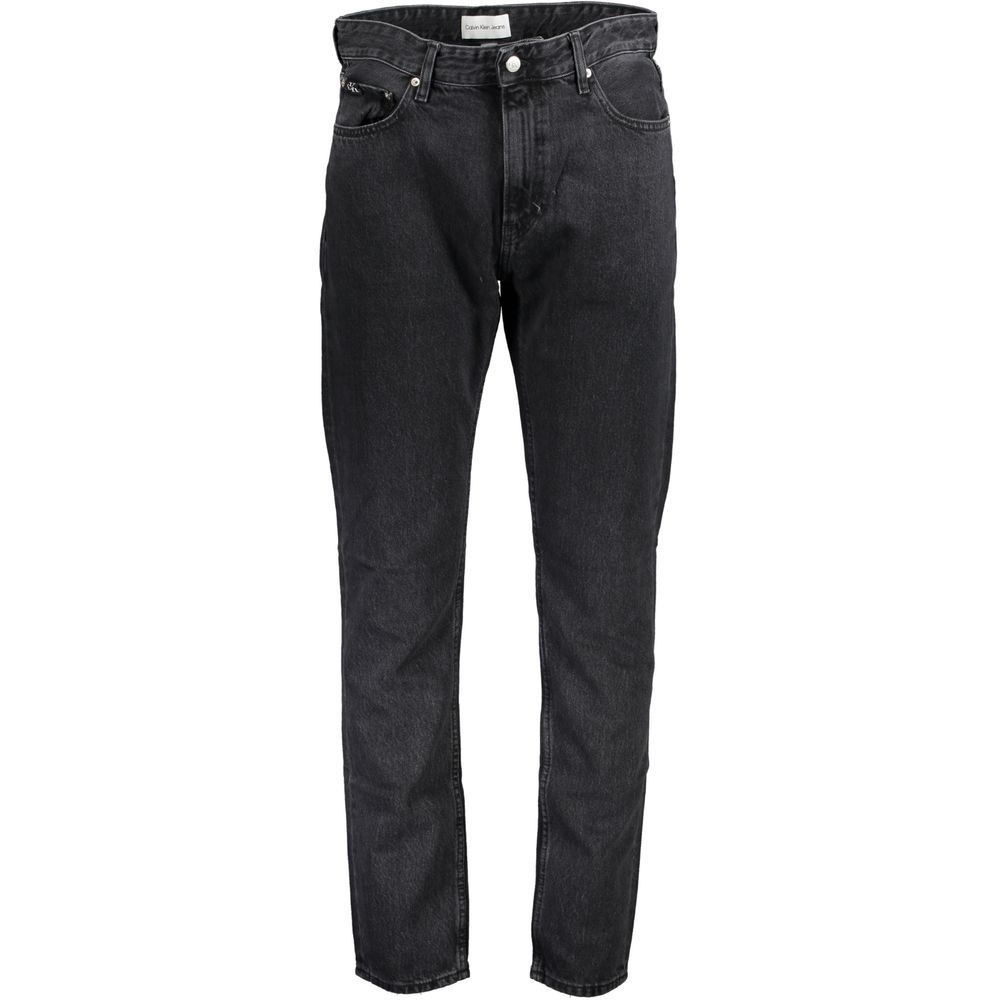 Calvin Klein Black Cotton Men's Jeans