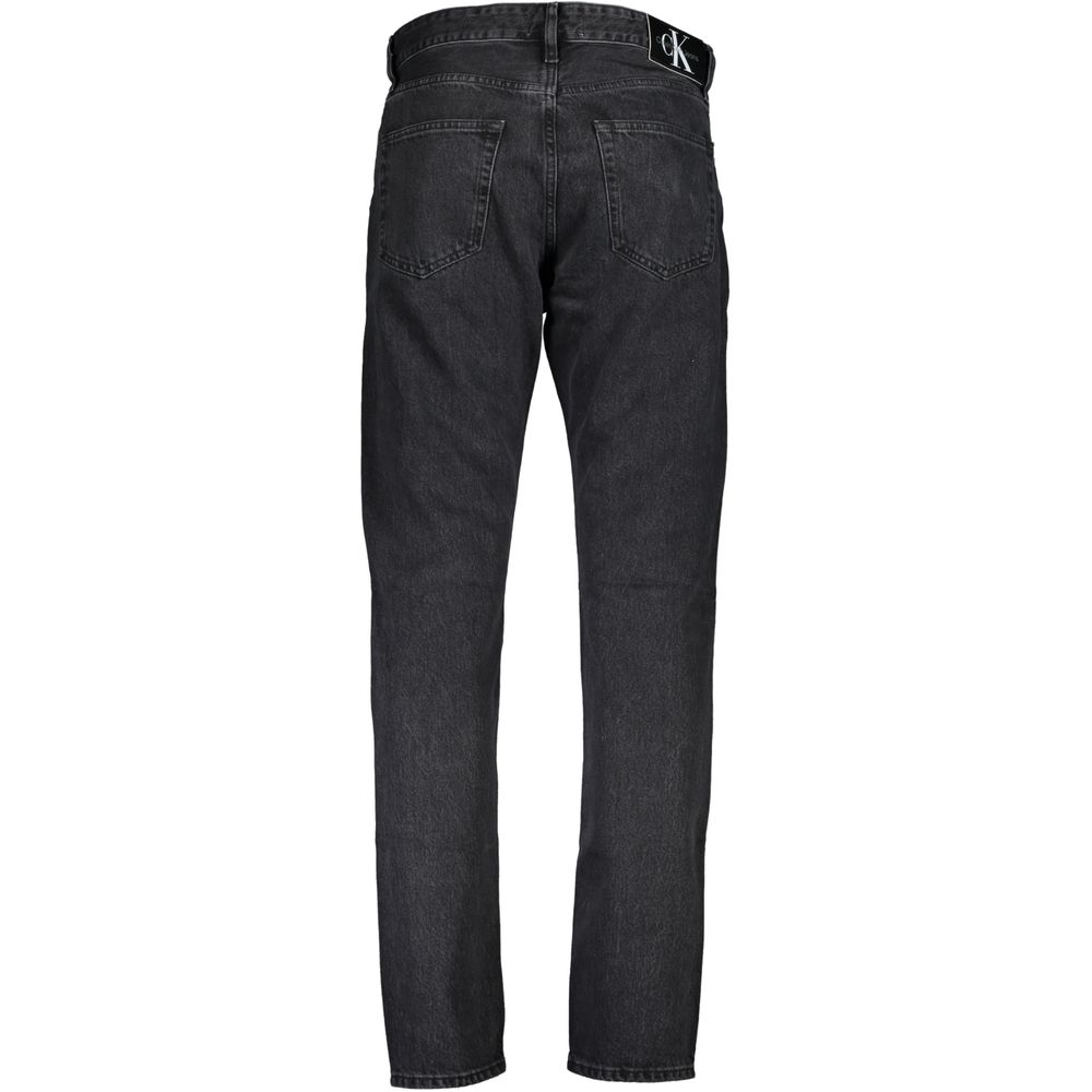 Calvin Klein Black Cotton Men's Jeans
