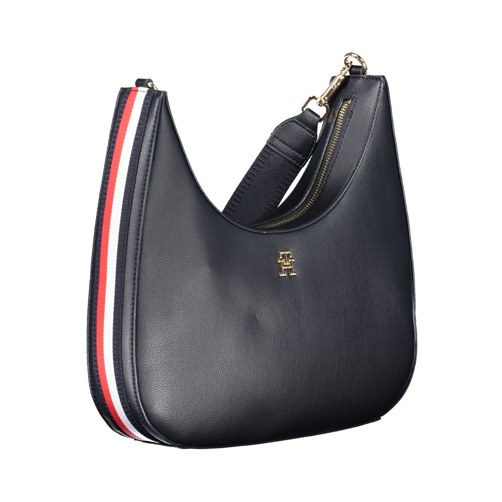 Tommy Hilfiger Blaue Polyester Handtasche