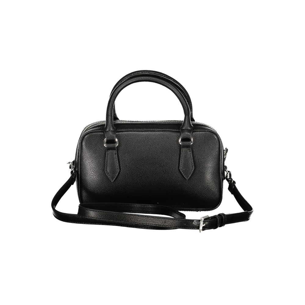 Mario Valentino Schwarze Damen-Handtasche aus Polyurethan