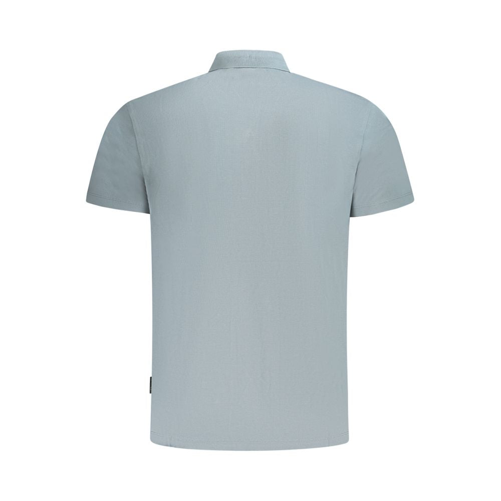 Napapijri Graues Baumwoll-Poloshirt