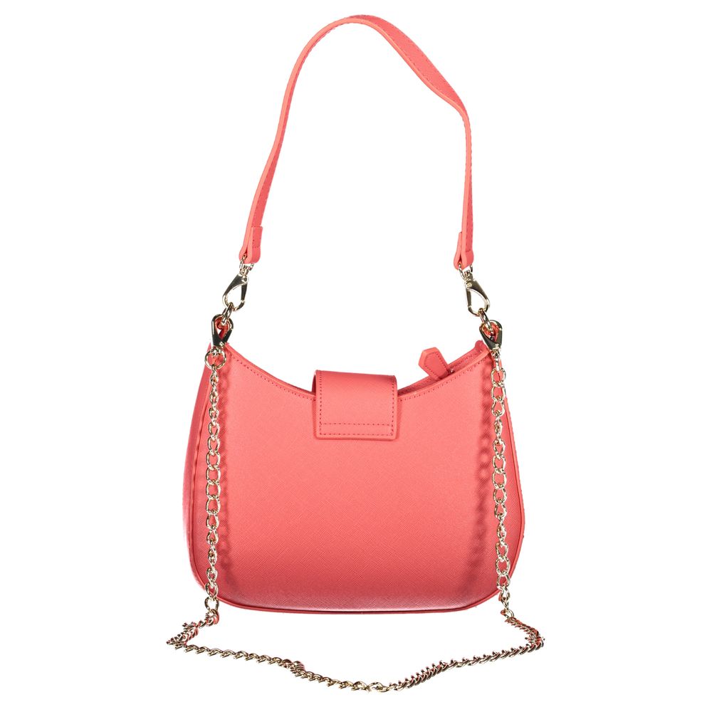 Mario Valentino Rosa Polyethylene Handbag