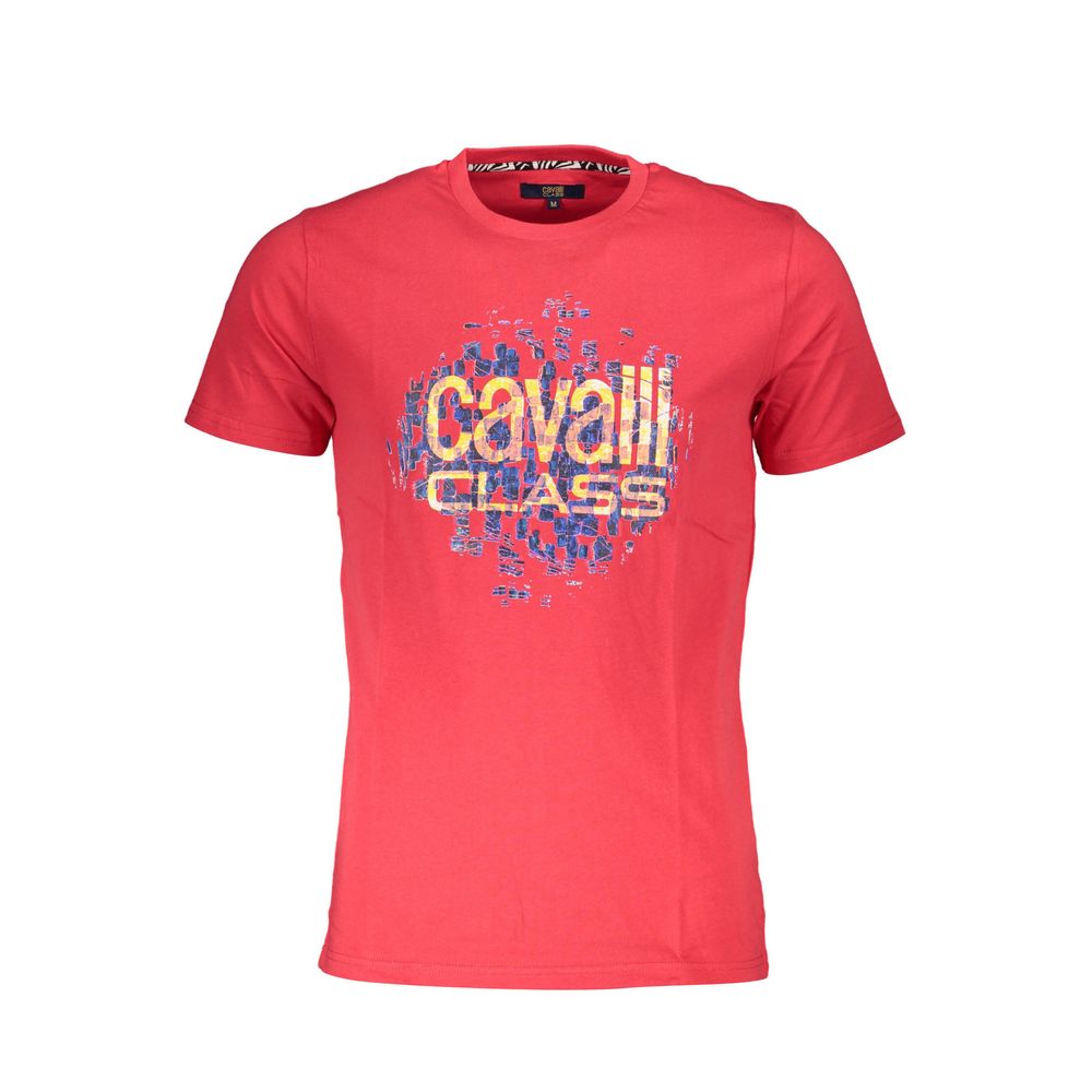 Cavalli Class Baumwoll-T-Shirt in Rot