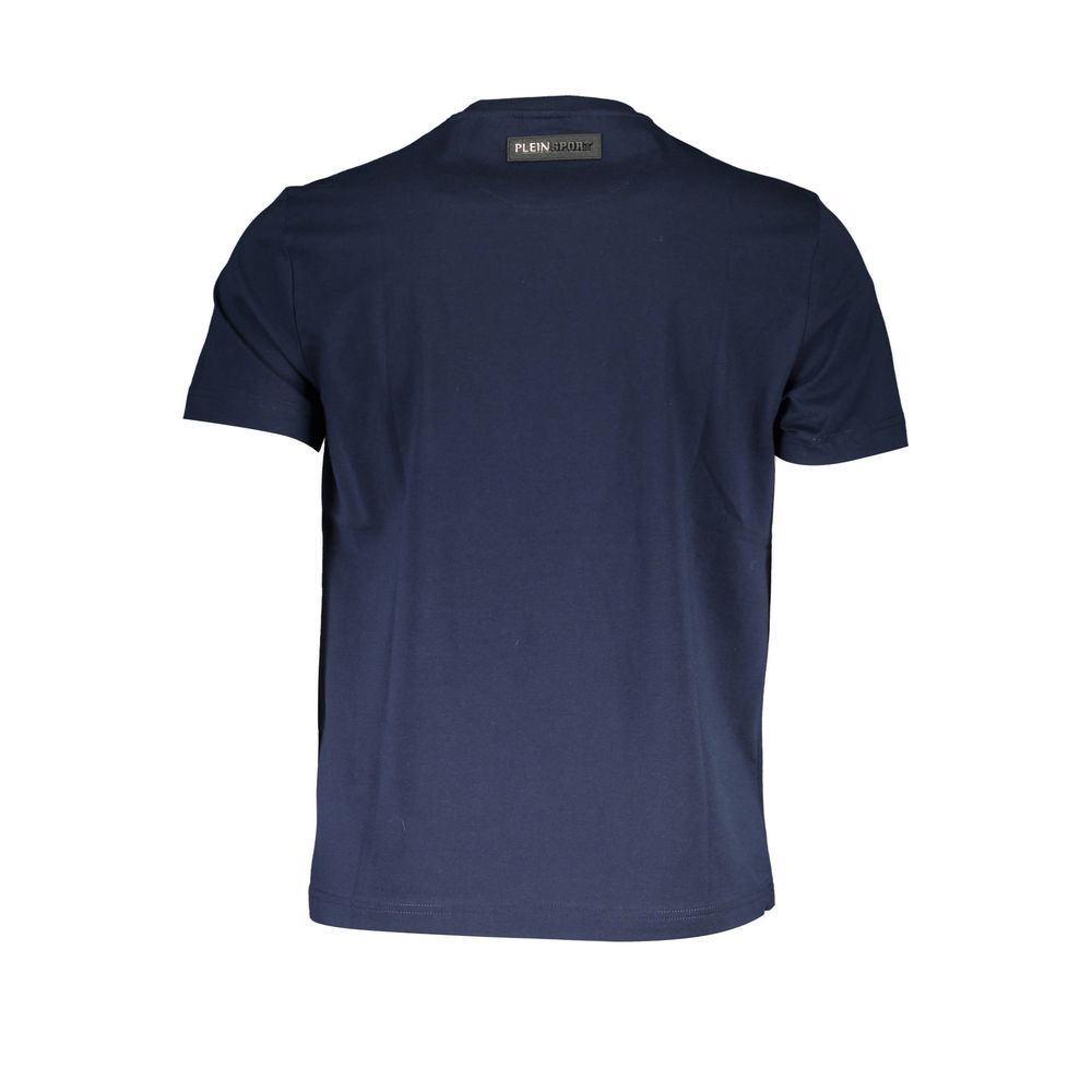 Plein Sport Baumwoll-T-Shirt in Blau