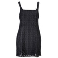 Desigual Schwarzes Freizeitkleid aus Polyester