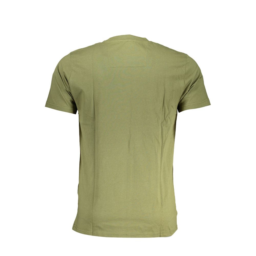 Cavalli Class Herren-T-Shirt aus Verde-Baumwolle