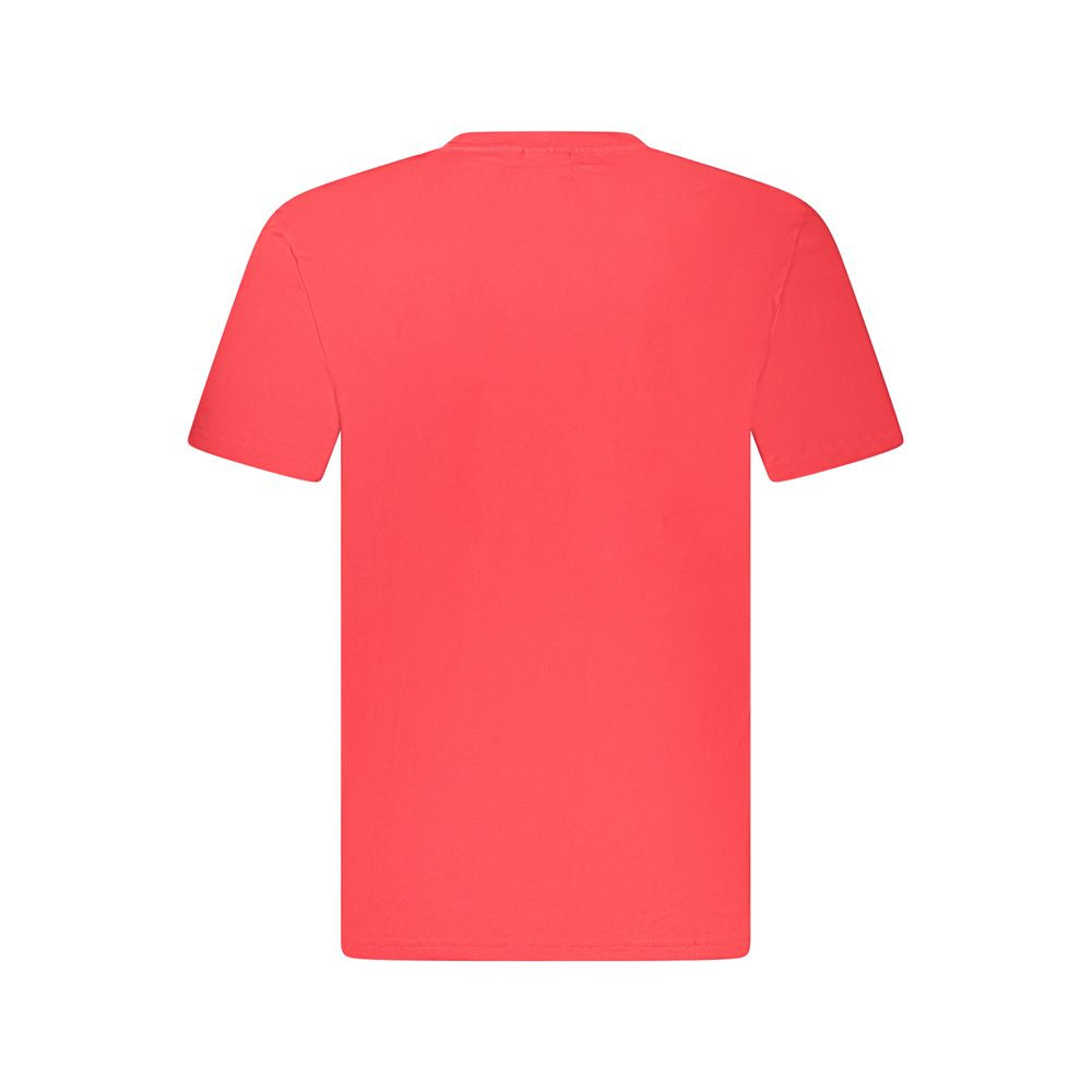 Fila Rotes Baumwoll-T-Shirt für Herren