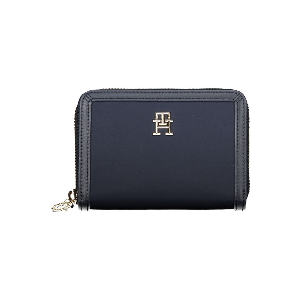 Tommy Hilfiger Blaue Polyester-Geldbörse