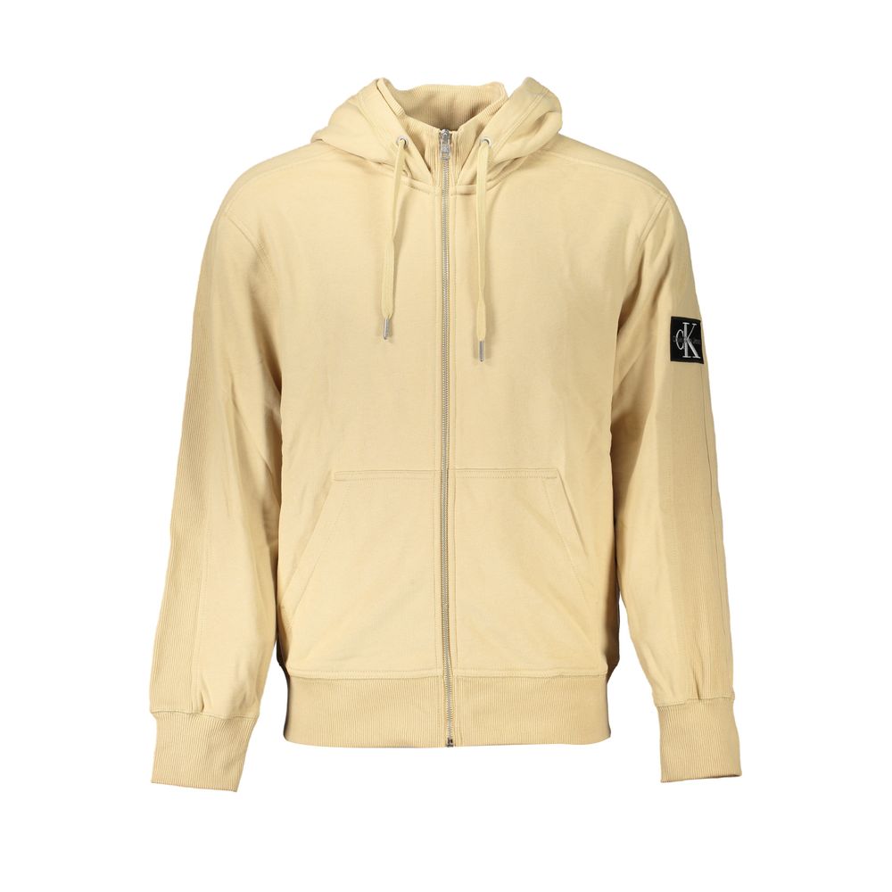 Calvin Klein Men's Beige Cotton Sweater