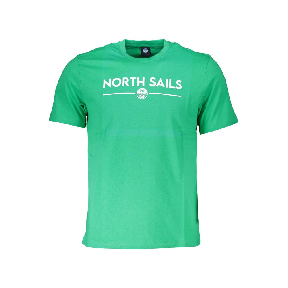 North Sails Verde Baumwoll-T-Shirt für Herren