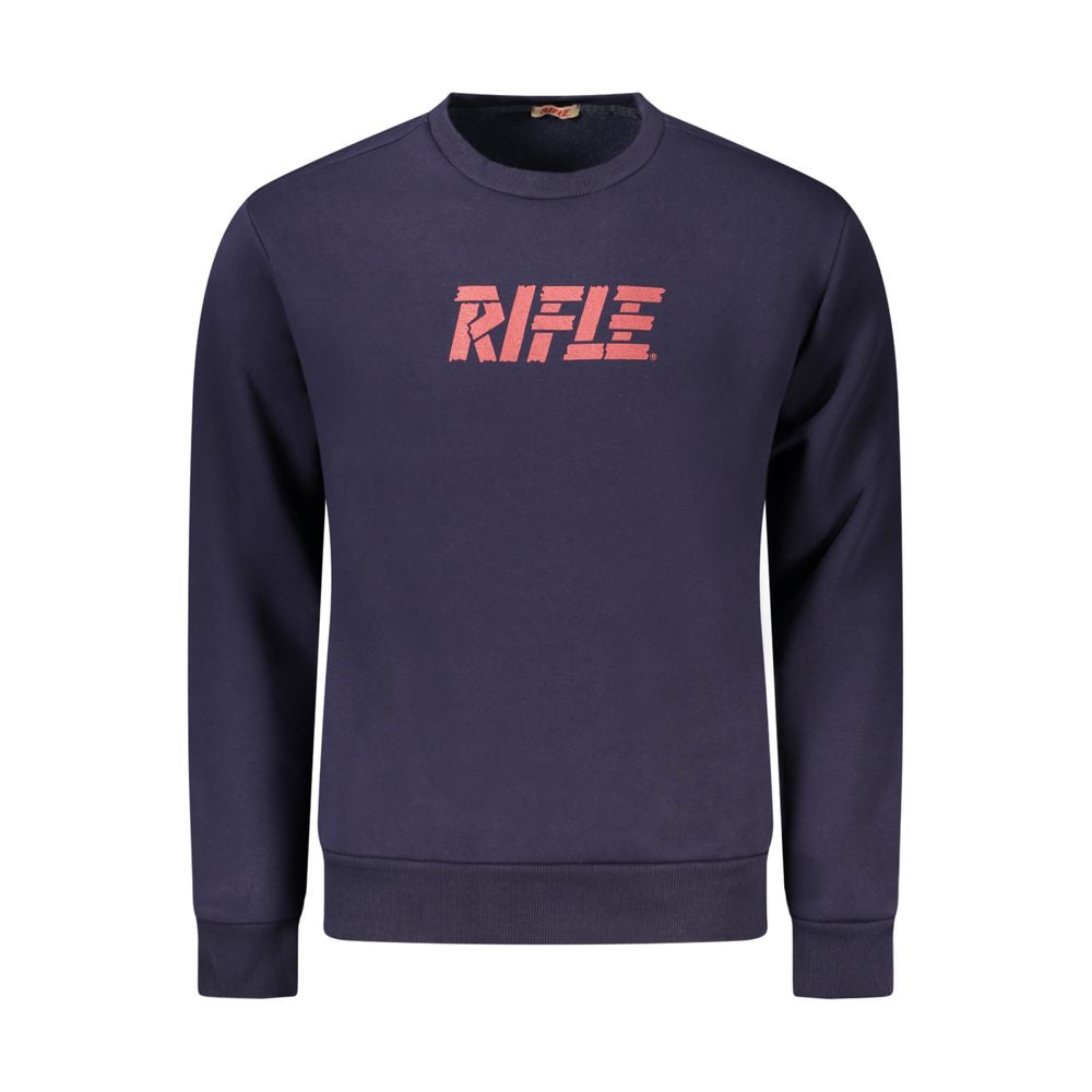 Rifle Men's Blue Cotton Sweater