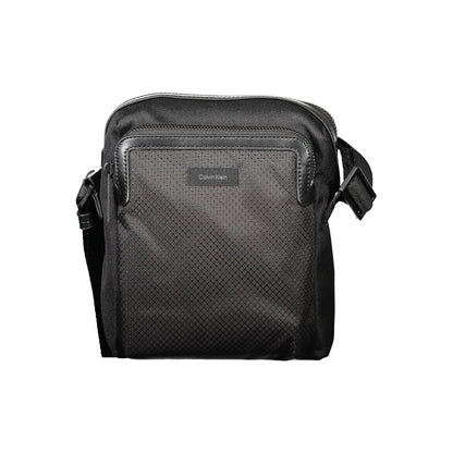 Calvin Klein Schwarze Polyester Männer Umhängetasche