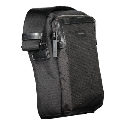 Calvin Klein Schwarze Polyester Männer Umhängetasche
