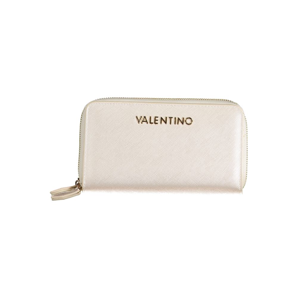Mario Valentino Braunes Polyethylen Damen Portemonnaie