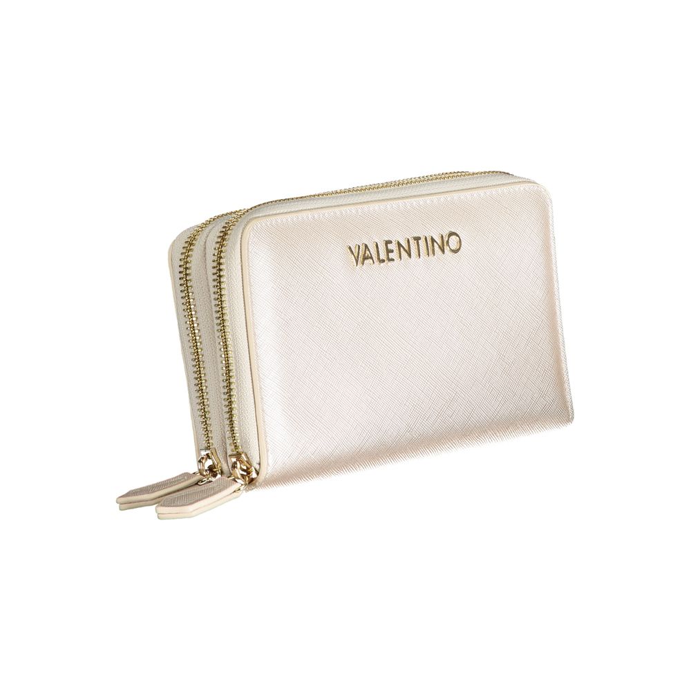 Mario Valentino Braunes Polyethylen Damen Portemonnaie