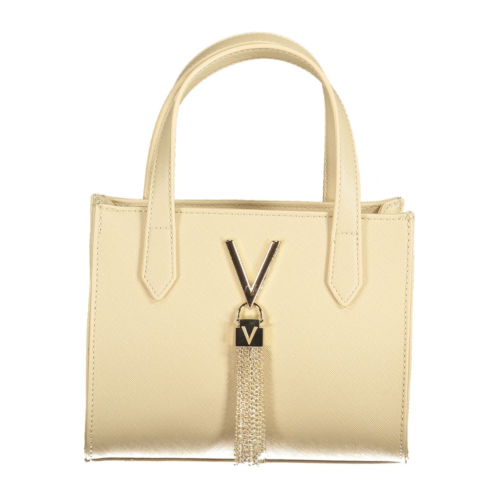 Mario Valentino Damen-Handtasche aus beigem Polyurethan