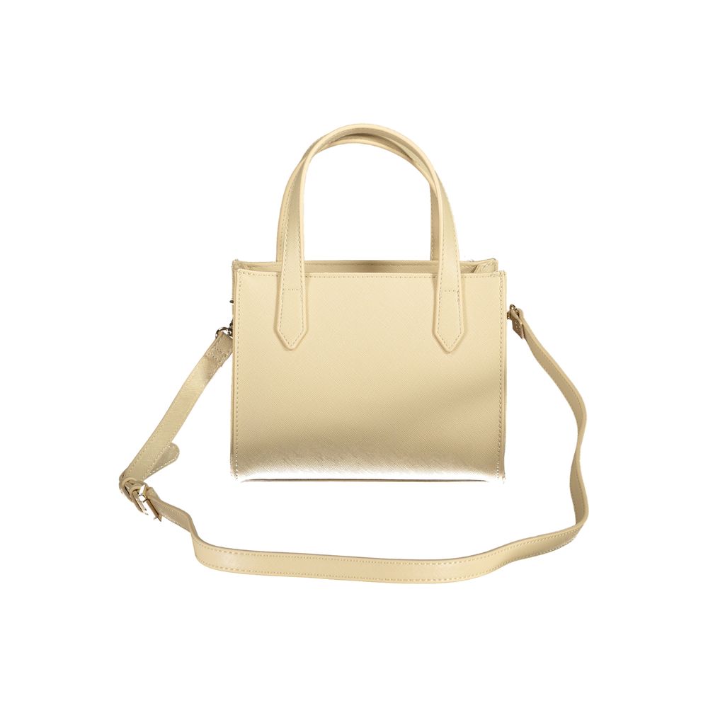 Mario Valentino Damen-Handtasche aus beigem Polyurethan