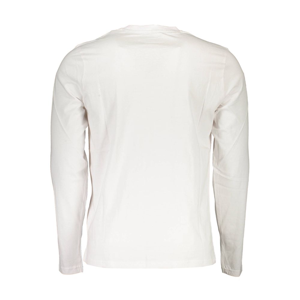 North Sails Bianco Baumwoll-T-Shirt für Herren