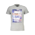 Cavalli Class Grigio Baumwoll-T-Shirt für Herren