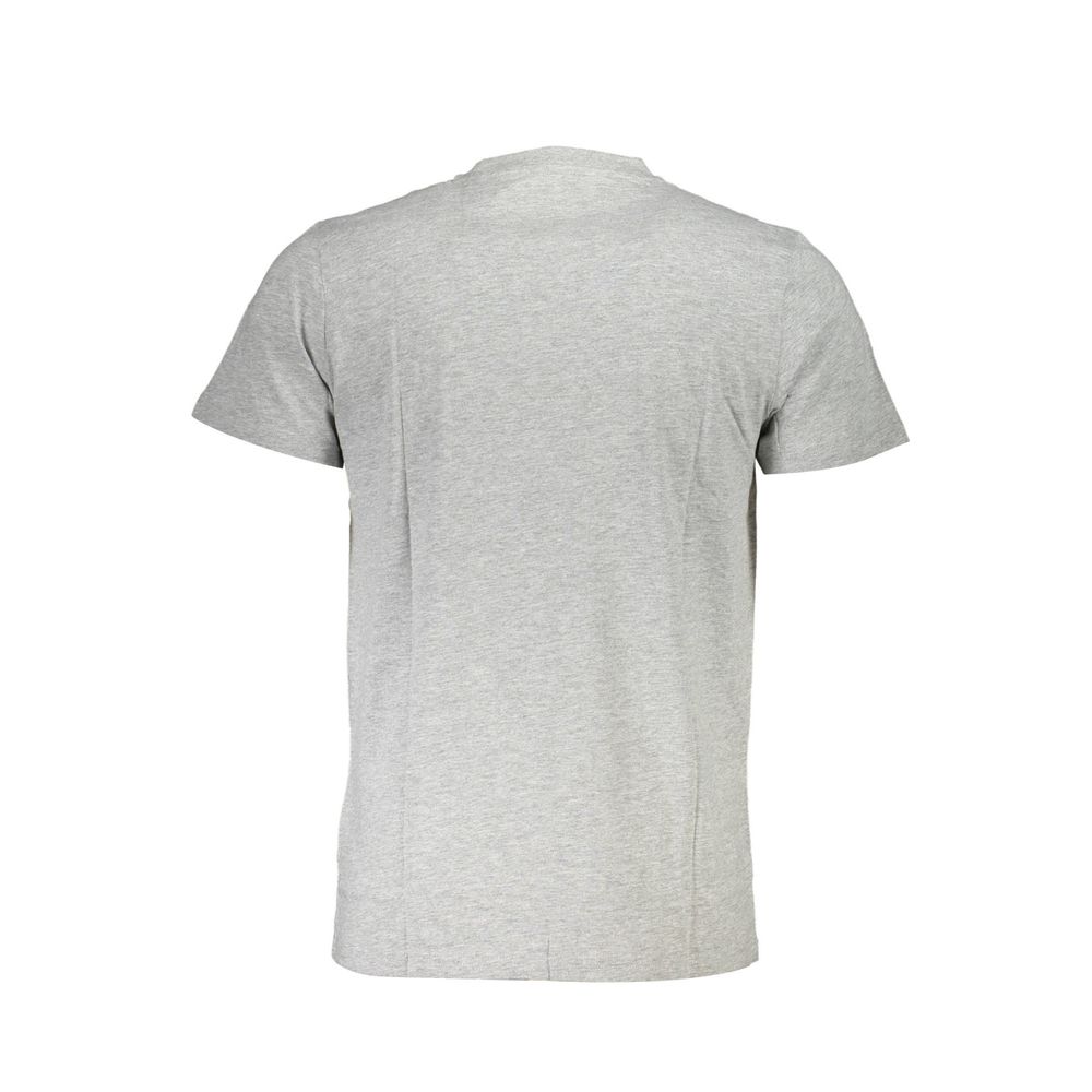 Cavalli Class Grigio Baumwoll-T-Shirt für Herren