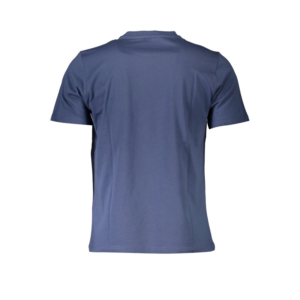 North Sails Blu Baumwoll-T-Shirt für Herren