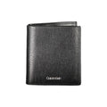 Calvin Klein Schwarzes Leder Portemonnaie