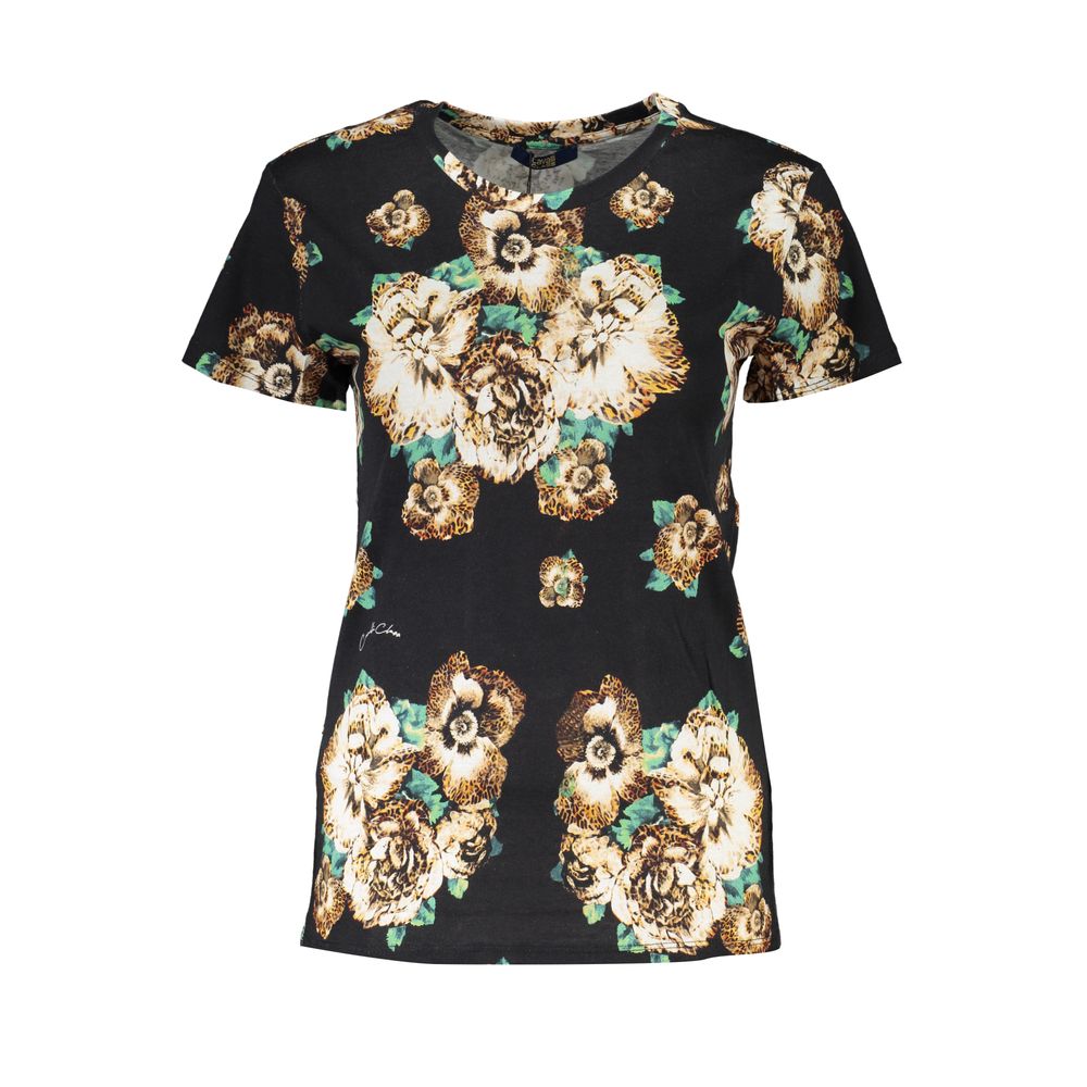Cavalli Class Women's Black Cotton T-Shirt